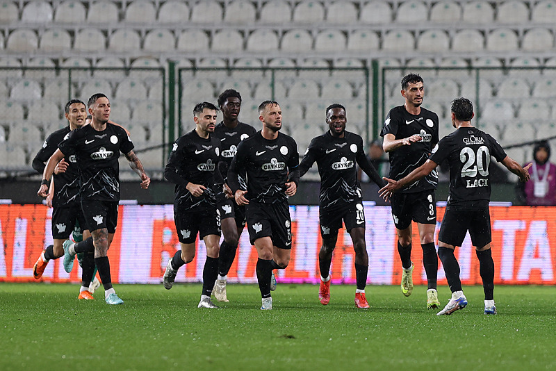 Rizespor'un gol sevinci (AA)