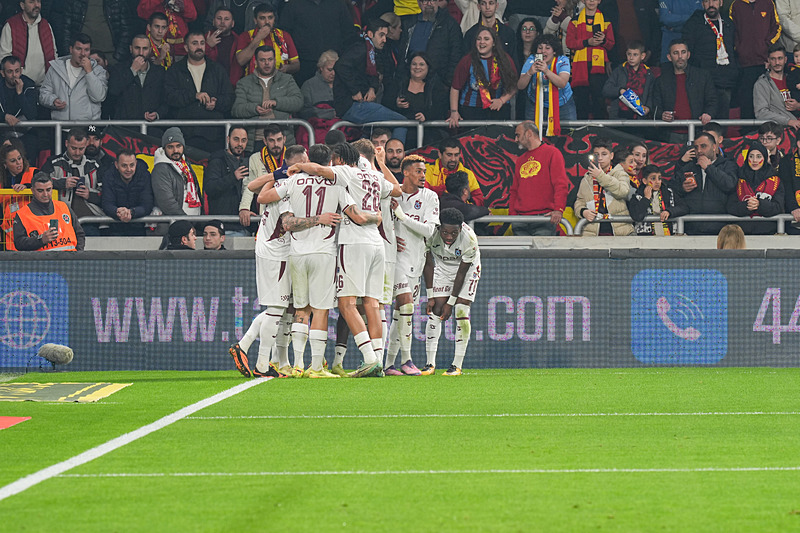 Trabzonspor'un gol sevinci (AA)