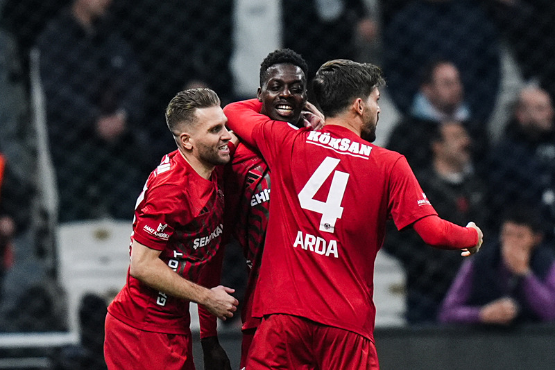 Gaziantep FK'nın gol sevinci (AA)