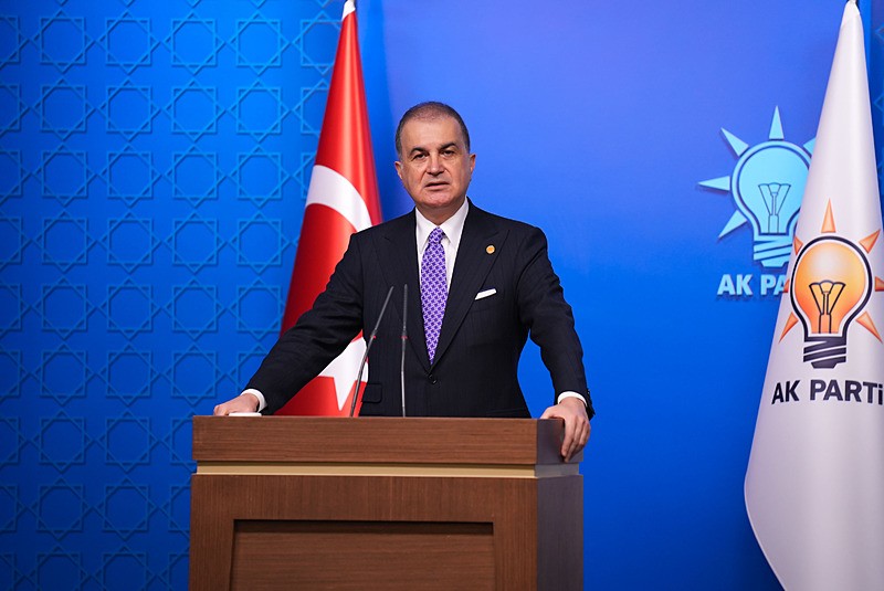 AK Parti Sözcüsü Çelik, partisinin MYK toplantısına ilişkin açıklamada bulundu. (AA)
