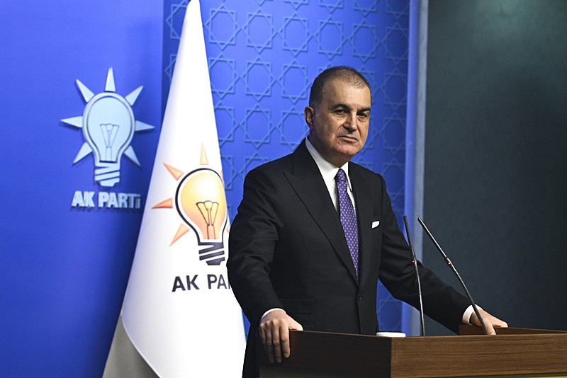 AK Parti Sözcüsü Çelik, partisinin MYK toplantısına ilişkin açıklamada bulundu. (AA)