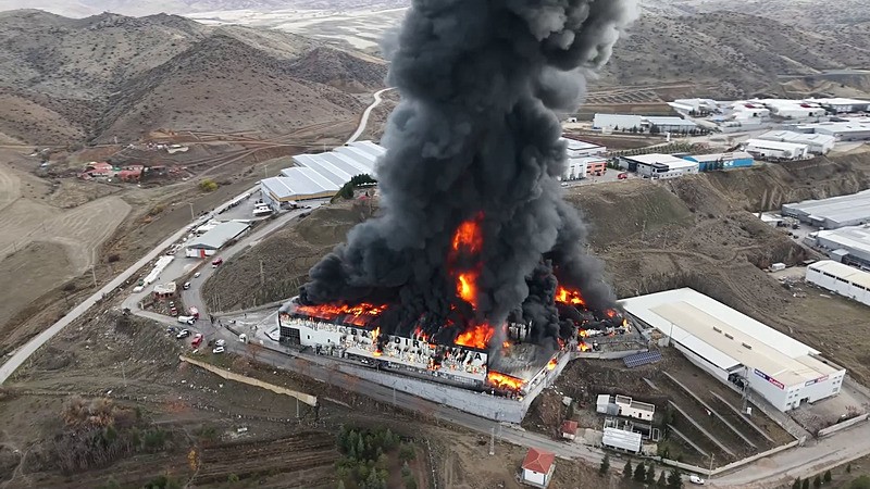 Yangın görüntüsü (AA)