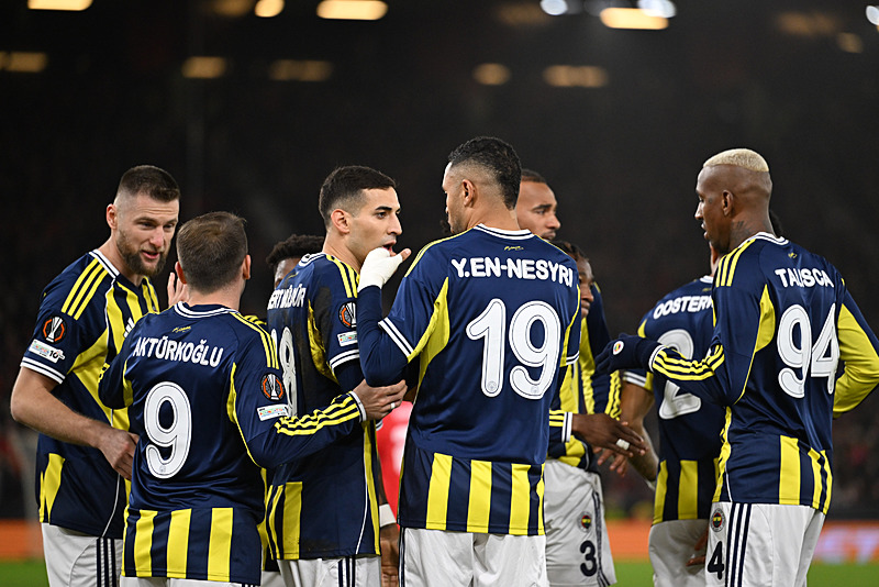 Fenerbahçe'nin gol sevinci (AA)