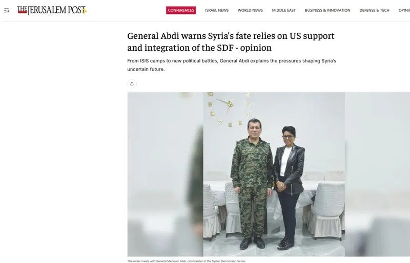 YPG elebaşı Abdi, İsrail medyasında ABD'ye yalvardı (Takvim.com.tr)