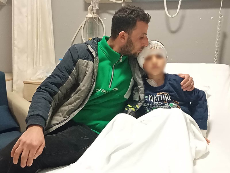 Amir El Cedduğ ve babası (DHA)