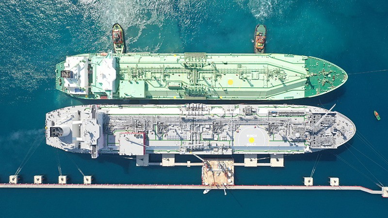  Ertuğrul Gazi 2021'den bu yana gaz iletim sistemine 9,3 milyar metreküp katkı sağladı (Fotoğraf: AA)