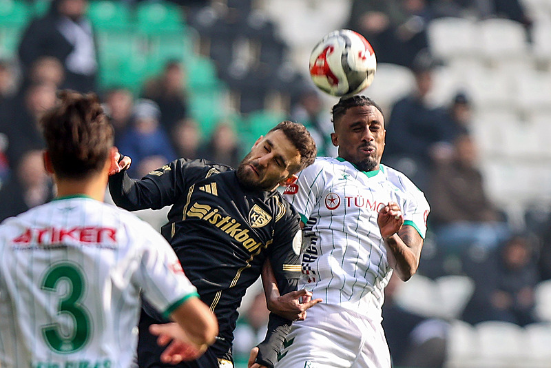 Konyaspor ile Kayserispor 1-1 berabere kaldı (AA)