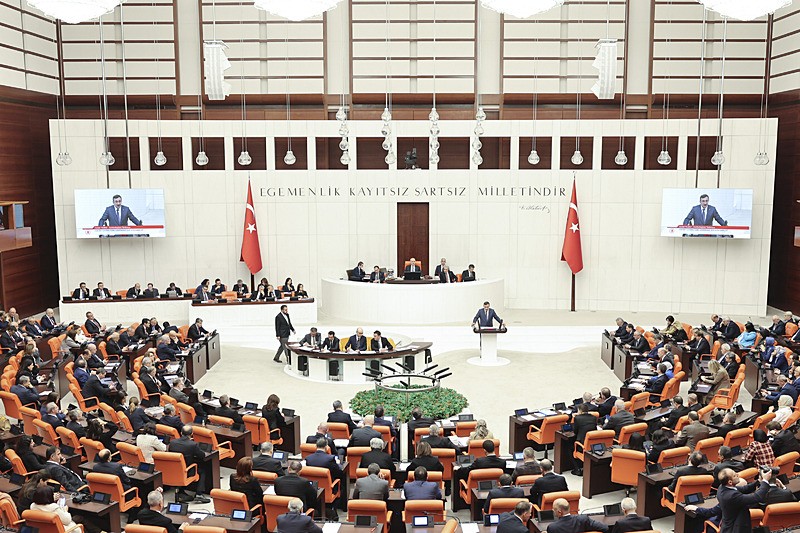 Cumhurbaşkanı Yardımcısı Cevdey Yılmaz TBMM Genel Kurulunda konuştu (AA)