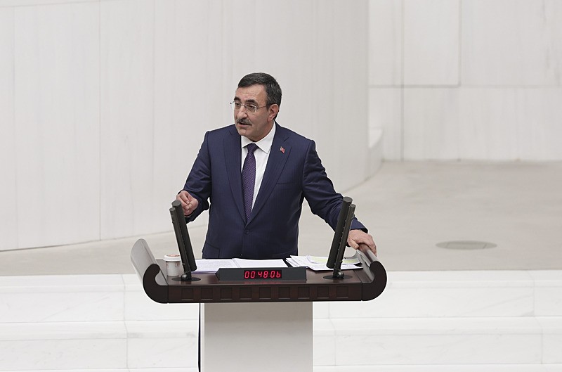 Cumhurbaşkanı Yardımcısı Cevdey Yılmaz TBMM Genel Kurulunda konuştu (AA)