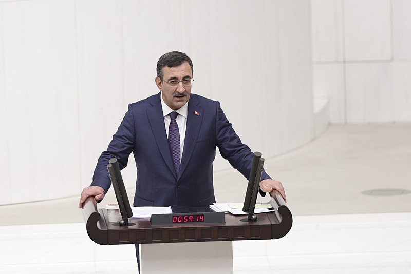 Cumhurbaşkanı Yardımcısı Cevdey Yılmaz TBMM Genel Kurulunda konuştu (AA)