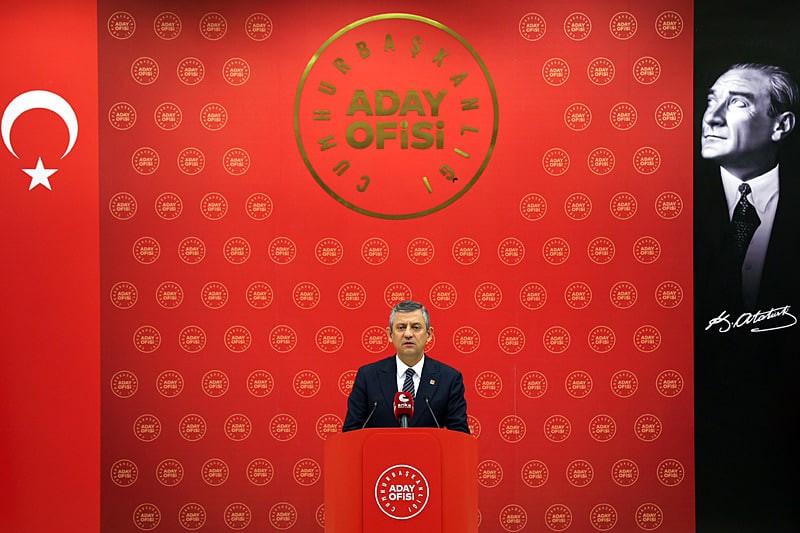 CHP Genel Başkanı Özgür Özel, Cumhurbaşkanlığı Aday Ofisi'nde konuşma yaptı (22 Aralık 2025)