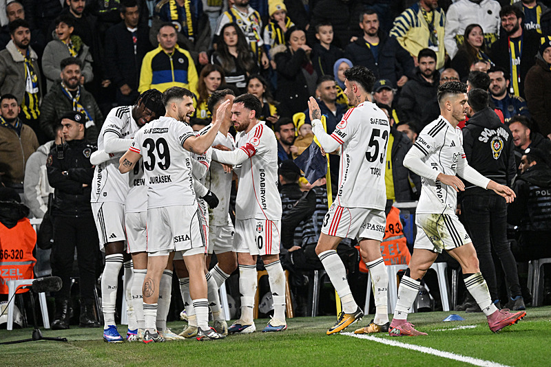 Beşiktaş'ın gol sevinci (AA)