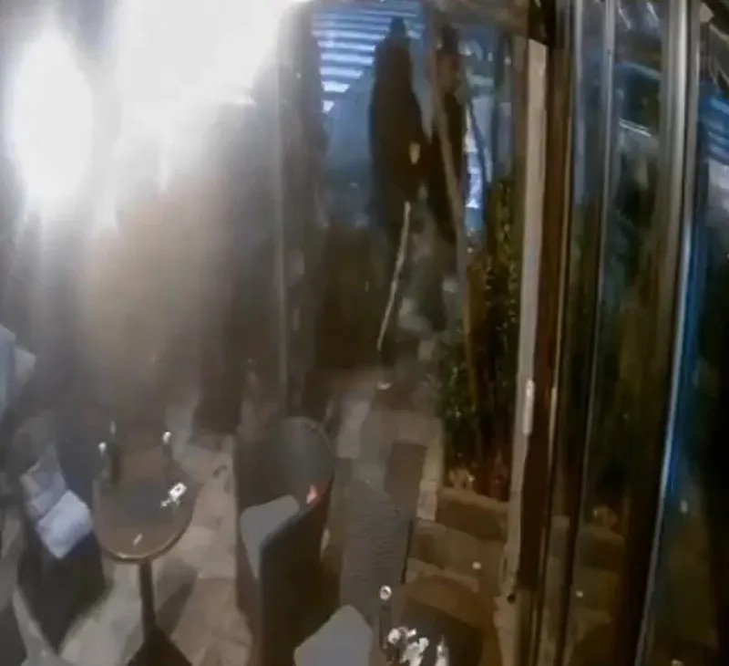 Karadağ'daki saldırı anı