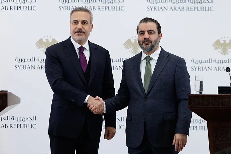 Bakan Fidan ve Şeybani, AA