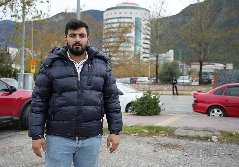 Dövülen bebeğin babası Murat Seçen (İHA)