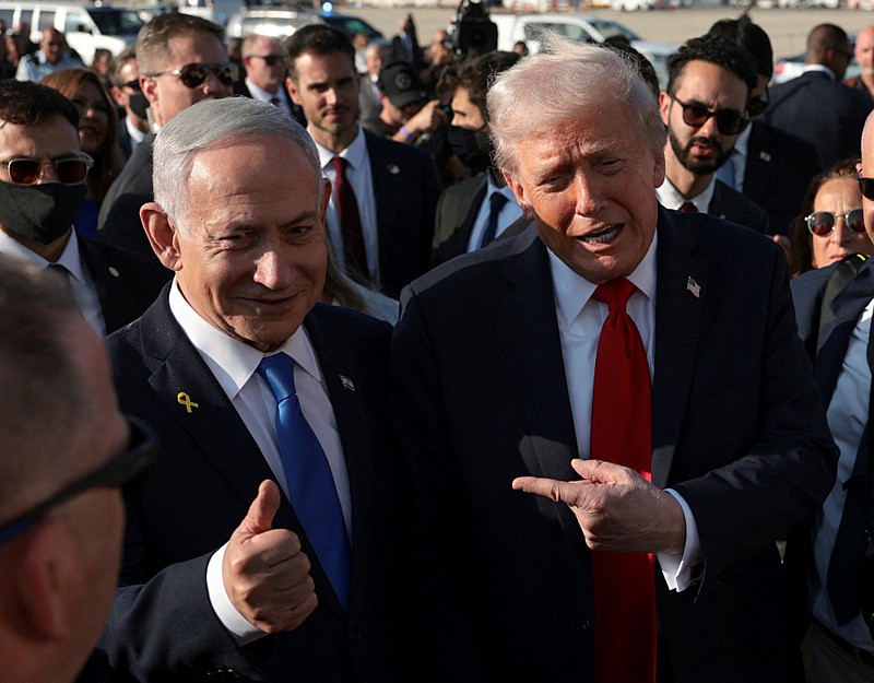 Netanyahu ve Trump, Reuters