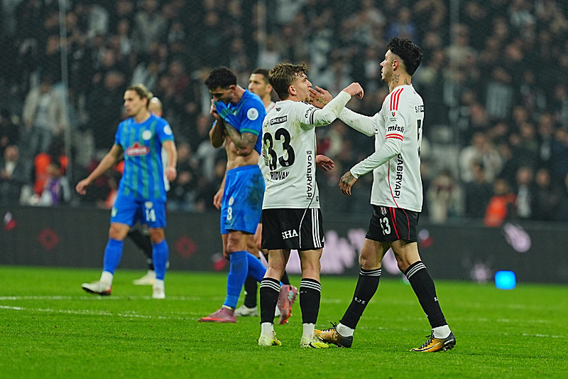 Beşiktaş Rizespor'u 1-0 yendi (AA)