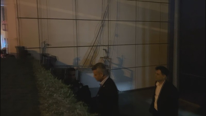 Sadettin Saran, sağlık kontrolünden geçirilmek üzere hastaneye getirildi. (DHA)