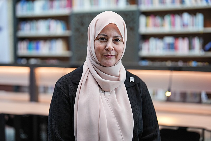 TÜRGEV Yönetim Kurulu Başkanı Hatice Akıncı Yılmaz. (AA)