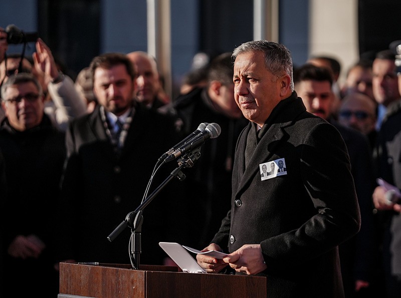 Yalova'da DEAŞ operasyonunda şehit olan 3 polis için tören düzenlendi (AA(