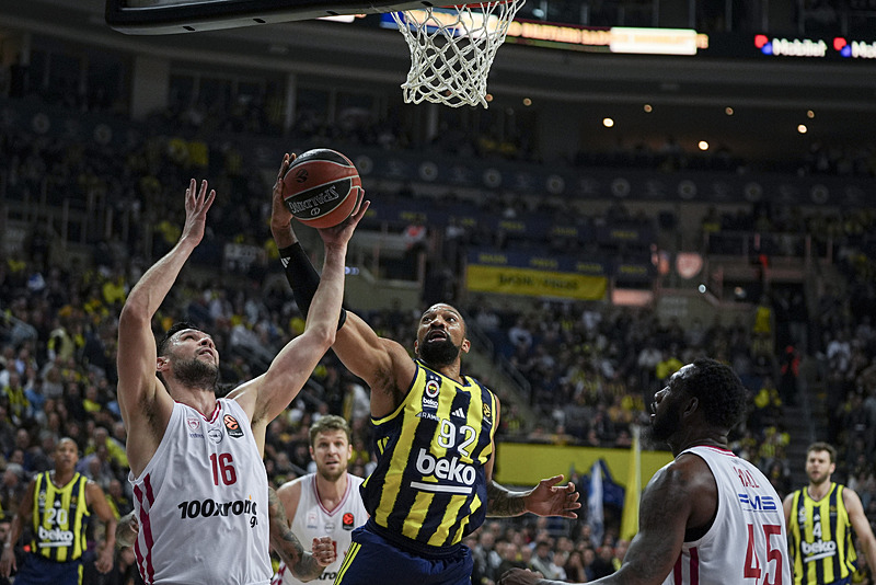 Kanarya'dan 4 maçlık seri! Fenerbahçe Beko - Olympiacos: 88-80 | MAÇ SONUCU-4
