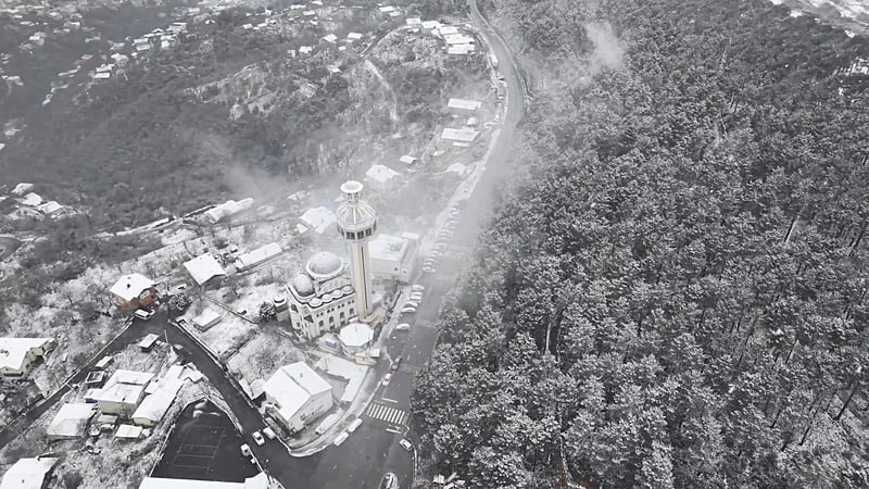 İstanbul'da kar: Beylikdüzü ve Çamlıca Tepesi'nden görüntüler | 18 Ocak 2026 hava durumu raporu-6