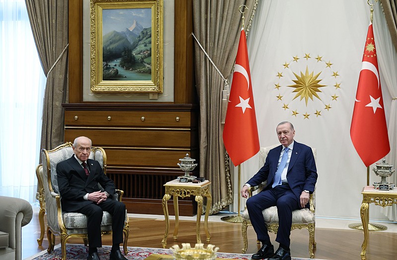 Başkan Erdoğan - Bahçeli zirvesi: Terörsüz Türkiye terörsüz Suriye!-4