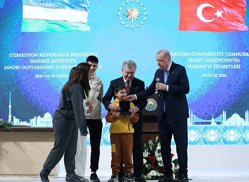 İstanbul'da Özbekistan okulu Hatay'da deprem konutları açıldı! Başkan Erdoğan: Özbekistan depremde acımızı paylaştı!-5