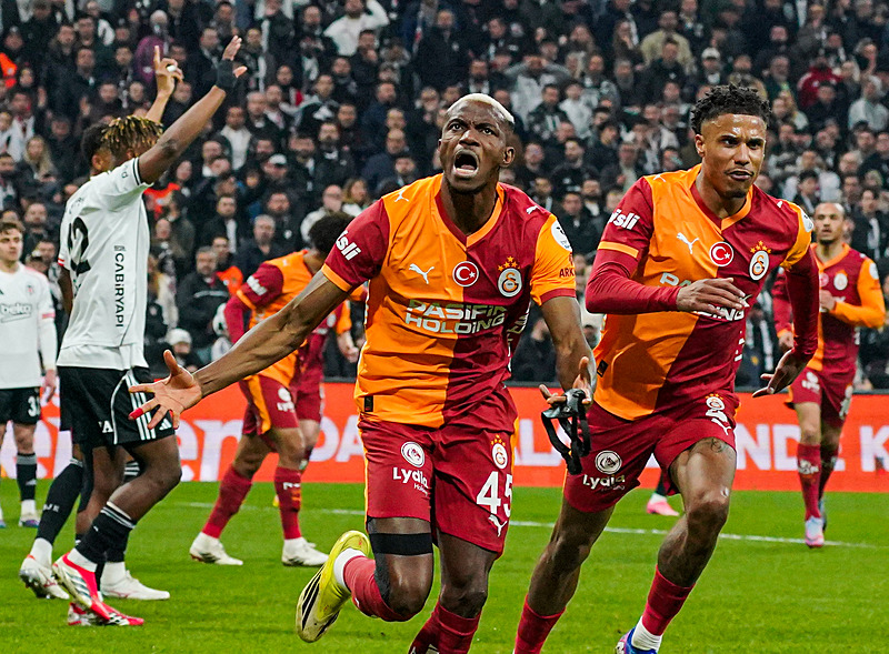 Beşiktaş - Galatasaray derbisinde Leroy Sane ve Victor Osimhen için kırmızı kart itirazı-5
