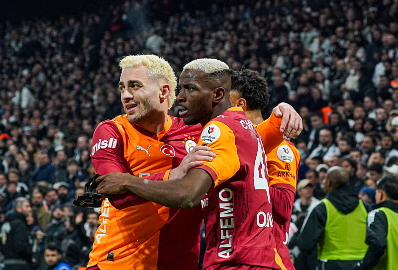 Beşiktaş - Galatasaray derbisinde Leroy Sane ve Victor Osimhen için kırmızı kart itirazı-6