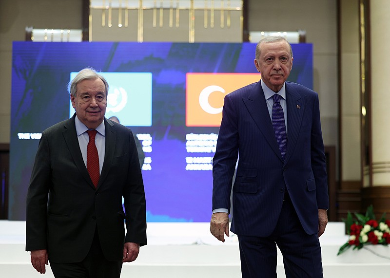 Guterres’e Atatürk Uluslararası Barış Ödülü: Başkan Erdoğan bizzat takdim etti-4