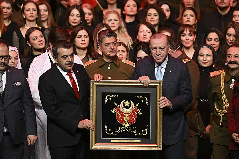 Külliye'de "zafer" sahnesi: Başkan Erdoğan "Şüheda 1915" tiyatro gösterimini izledi-3