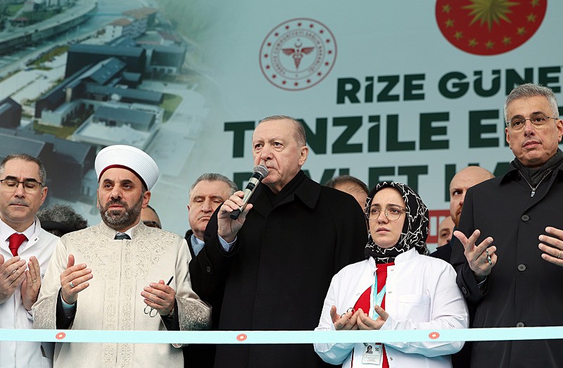 Tenzile Erdoğan Devlet Hastanesi açıldı | Kurdeleyi Başkan Erdoğan kesti: Milletimize hizmet için varız-6
