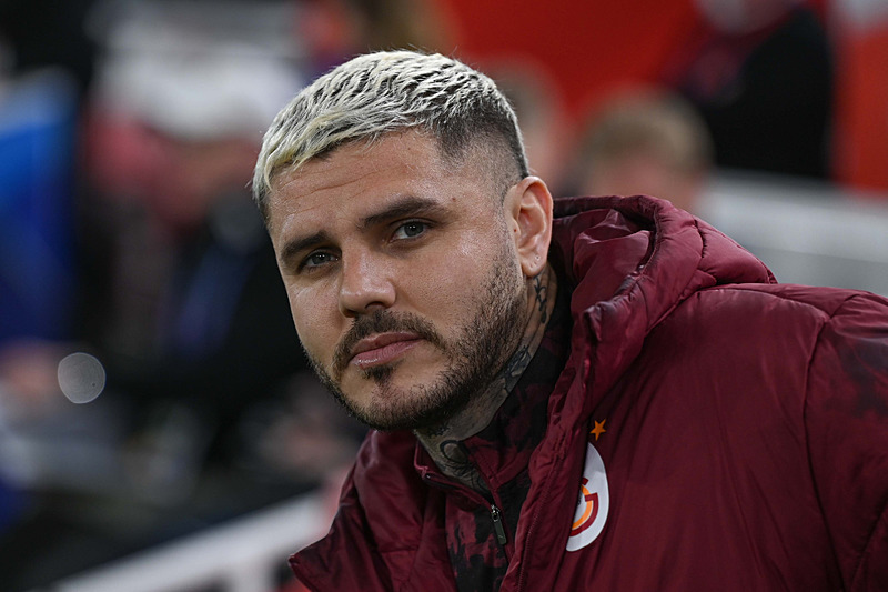 Galatasaray'ın yıldızı Mauro Icardi Trabzonspor maçında sahada-4