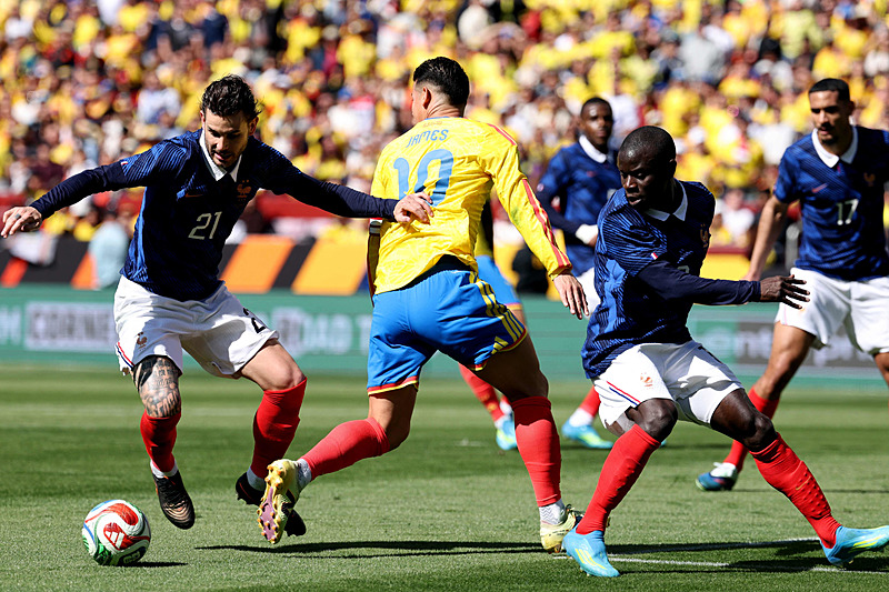 Fransa hazırlık maçında Kolombiya'yı 3-1 mağlup etti-4