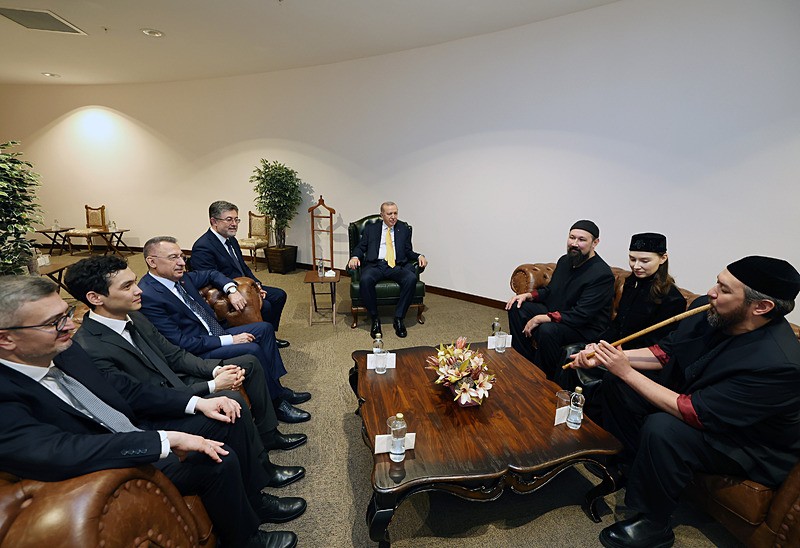 Başkan Erdoğan, "Ay Yola" müzik grubunu kabul etti-1