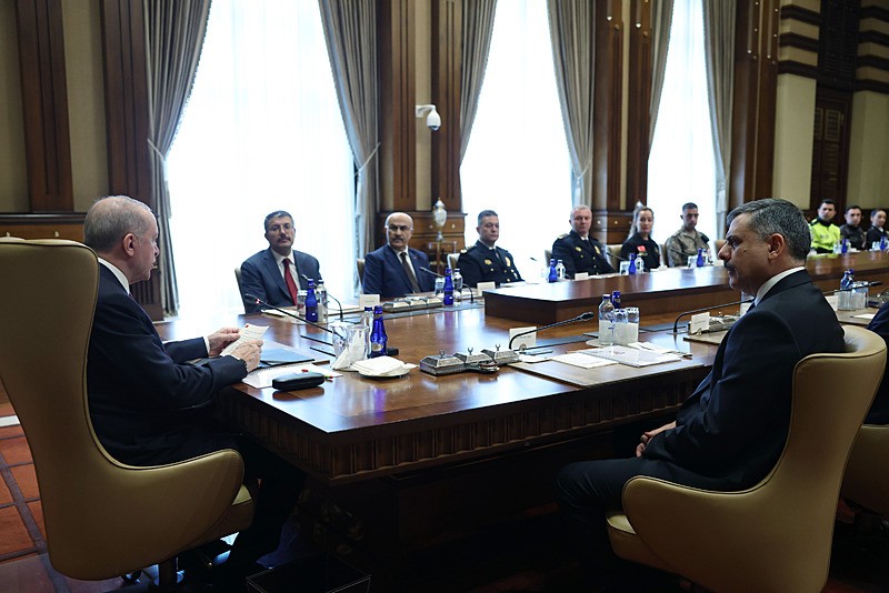 Başkan Erdoğan'dan "Polis Teşkilatı" kabulü: İçişleri Bakanı Mustafa Çiftçi ile beraberindeki heyeti ağırladı-1