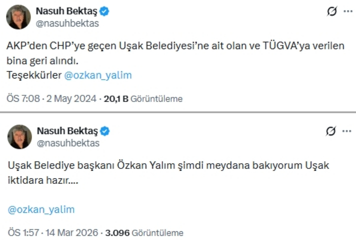 1778670342725.jpg Özgür Özel'in rozet taktığı Nasuh Bektaş yakalandı: CHP'ye geçer geçmez yüzlerce paylaşımını buharlaştırdı-1
