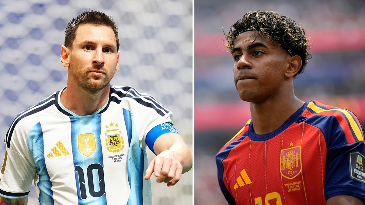 Lionel Messi ve Lamine Yamal