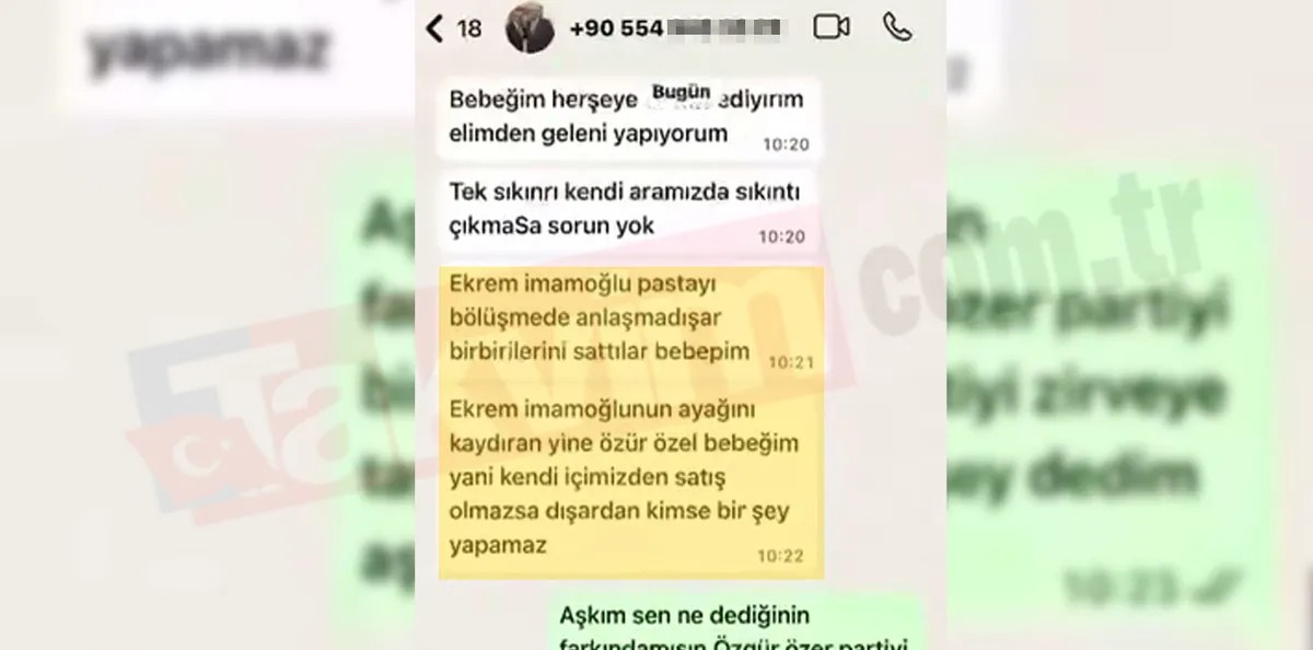 1785911107754.jpeg CHP'li İlkay Çiçek'e İmamoğlu rol model, Özel kefil! Rüşvet çarkını ele veren yazışma TAKVİM'de: "Bebeğim ben SİSTEM kurdum"-5