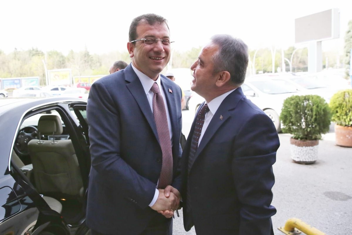 Ekrem İmamoğlu ve Muhittin Böcek 