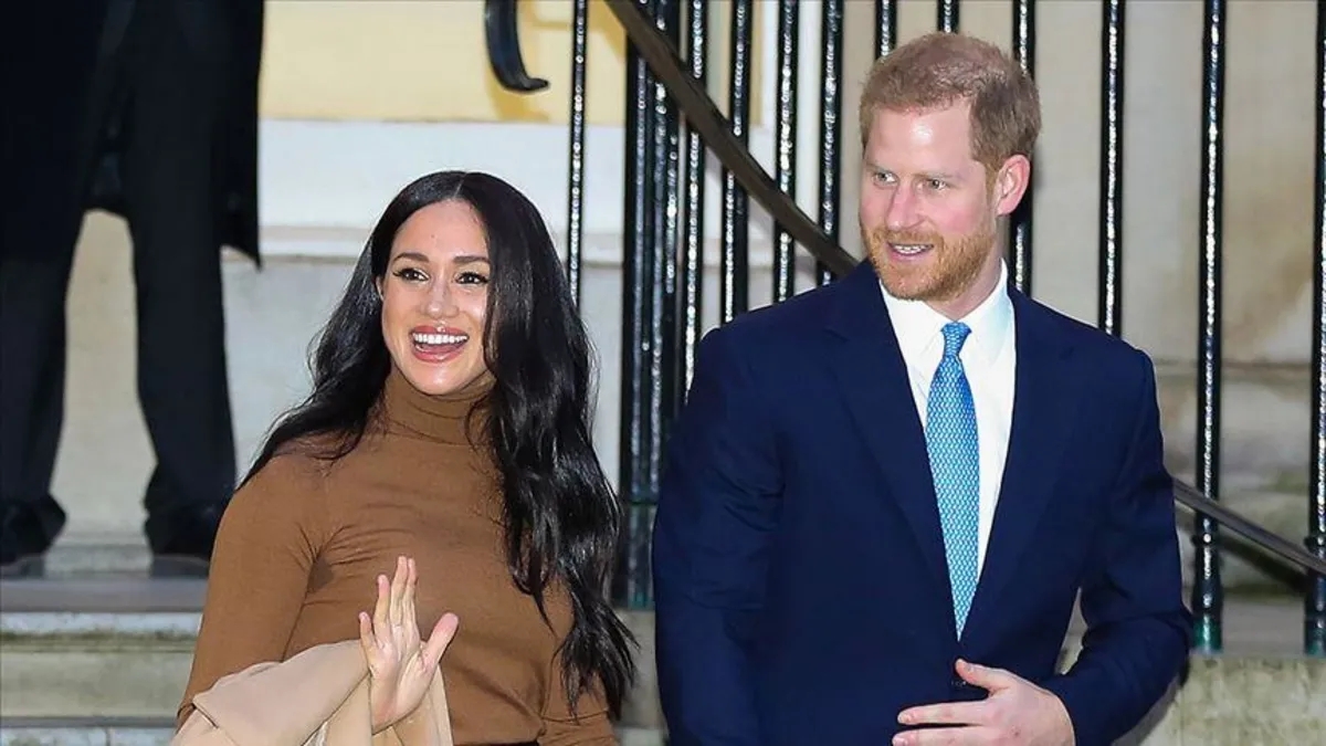 Sussex Dükü Harry ve Sussex Düşesi Meghan (Fotoğraflar Takvim Foto Arşivi'nden alınmıştır.)