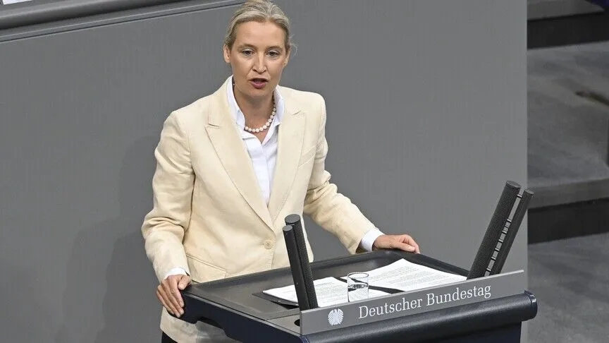 Almanya için Alternatif (AfD) eş başkanı Alice Weidel (Fotoğraflar AA'dan ve Takvim Foto Arşivi'nden alınmıştır.)