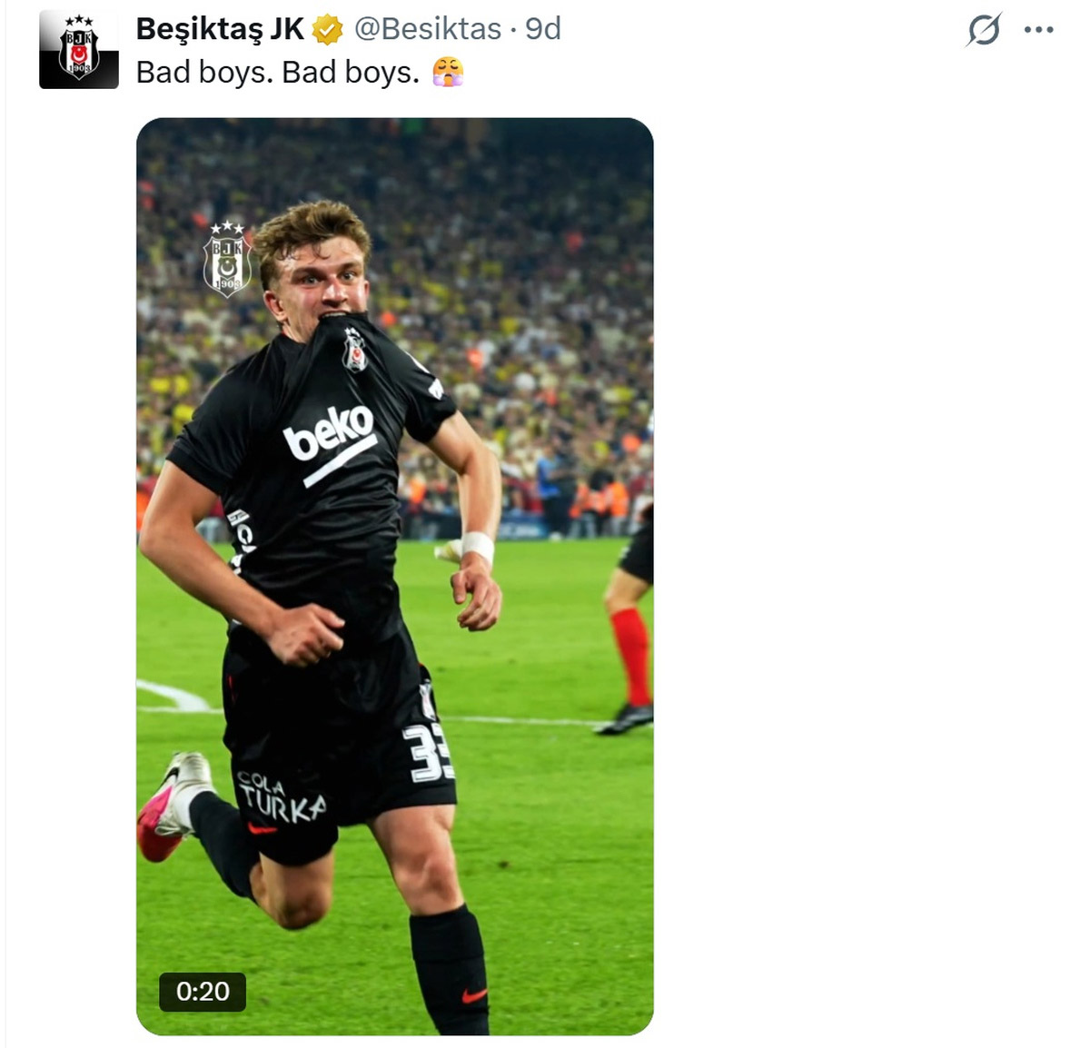 Beşiktaş sezonun ilk derbisini kazandı