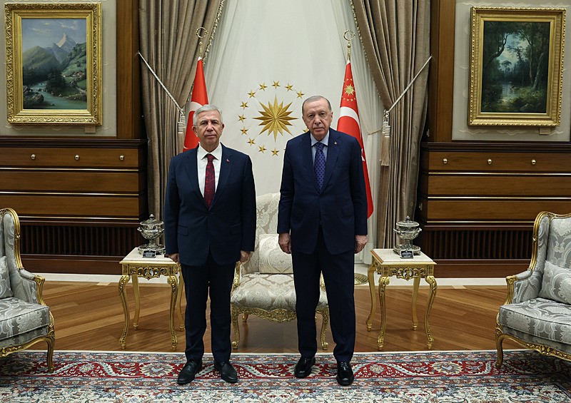 Başkan Erdoğan Yavaş'ı Külliye'de kabul etti (9 Eylül, Fotoğraf DHA'dan alınmıştır)