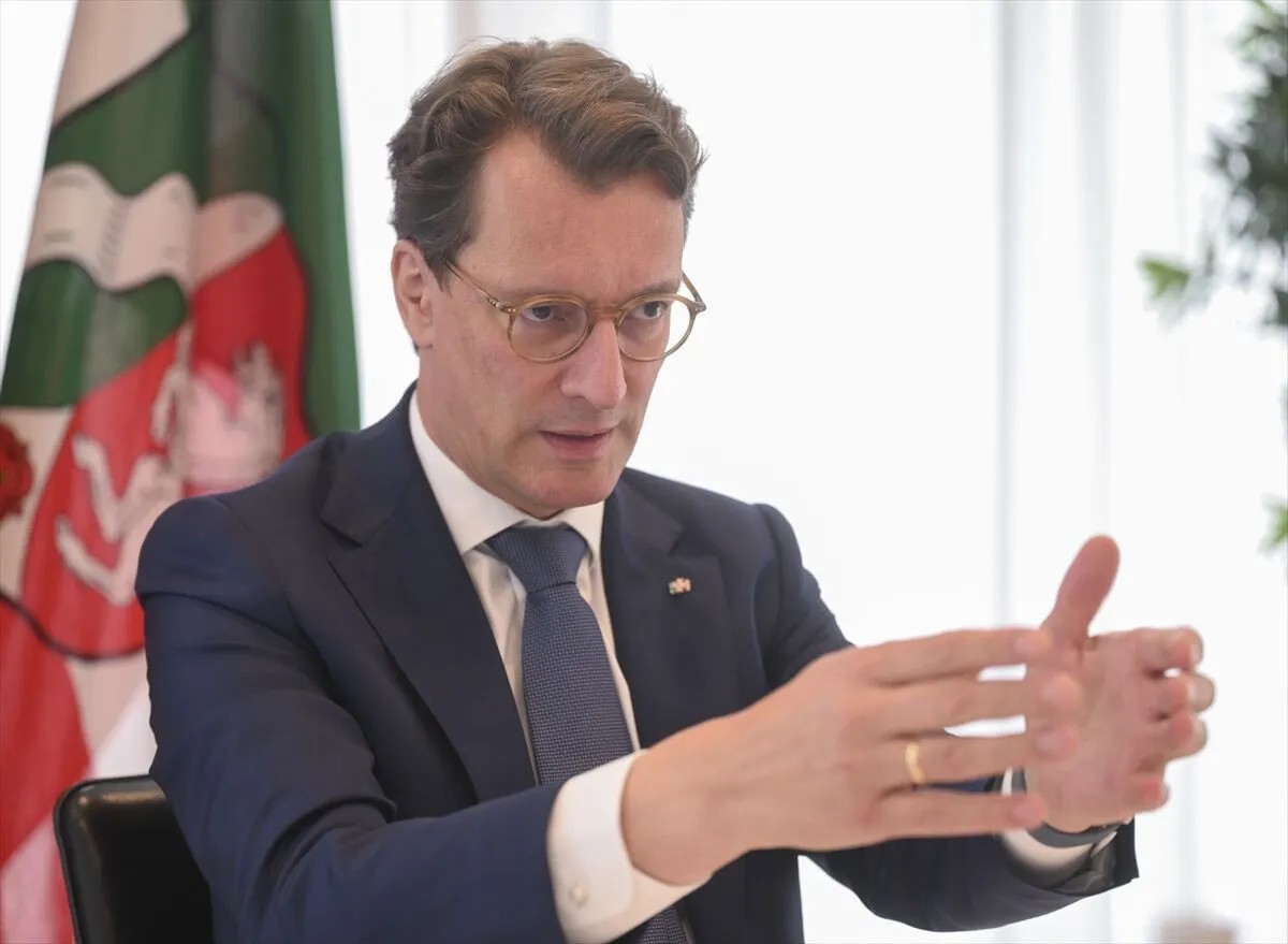 Wüst, ʺTürkler olmasa Almanya'nın enerji tedariki hiç yürümemiş olurduʺ dedi (Foto: AA)