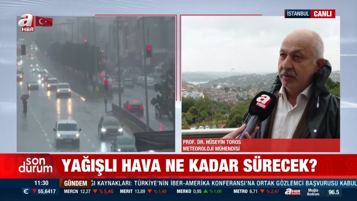 Toros, mevsim geçişlerinin daha kısa sürede yaşandığını belirtti. (Foto: A Haber TV)