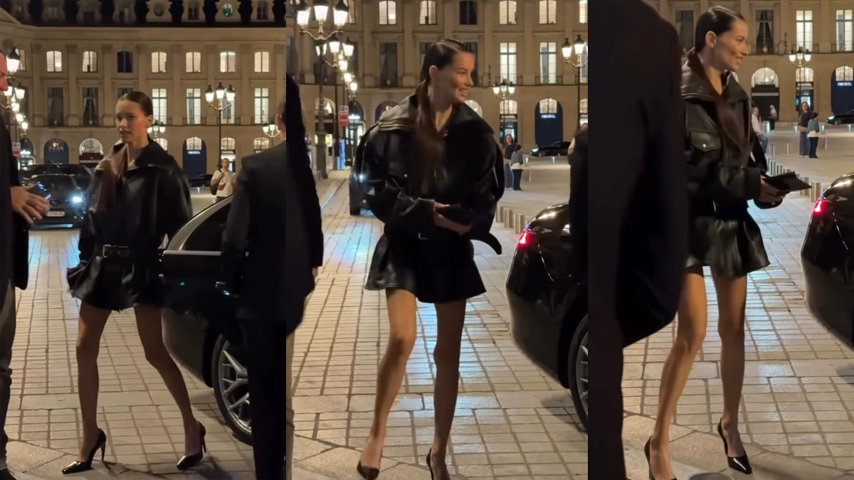 Paris Moda Haftası kapsamında katıldığı bir lansmanda aracından inerken kameralara yansıyan Lima, tercih ettiği siyah mini elbisesiyle tüm dikkatleri üzerine çekti. Fazlalıklardan tamamen kurtulduğu görülen süper modelin özellikle incecik kalan bacakları dikkat çekti.