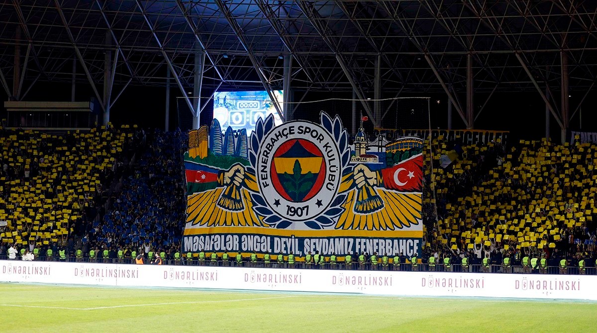 Fenerbahçe, Bakü'de Turan Tovuz'u 2-0 mağlup etti. (Foto: İHA)