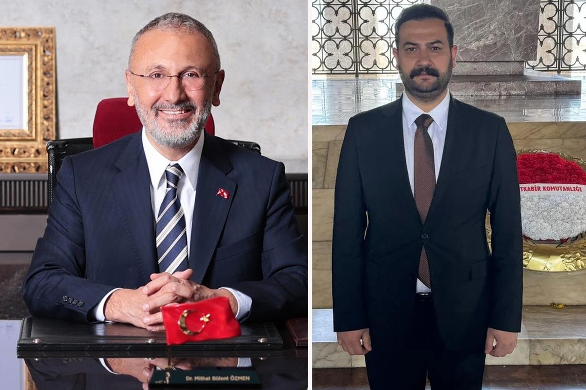 Eyüpsultan Belediye Başkanı Mithat Bülent Özmen ve Ataşehir Belediye Başkan Vekili Murat Güneş.